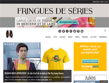 Tablet Screenshot of fringuesdeseries.com